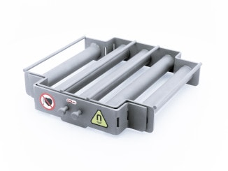 TM-Magnetroste in Konus-Fülltrichter